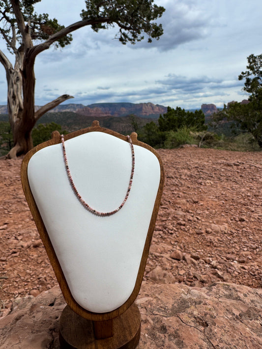 Rhodonite 2mm Necklace